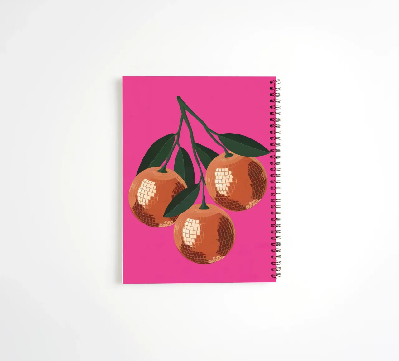 Tangerines On A Branch spiral notebook by logic