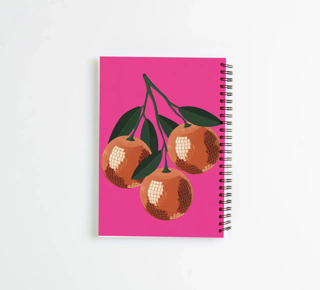 Tangerines On A Branch spiral notebook by logic