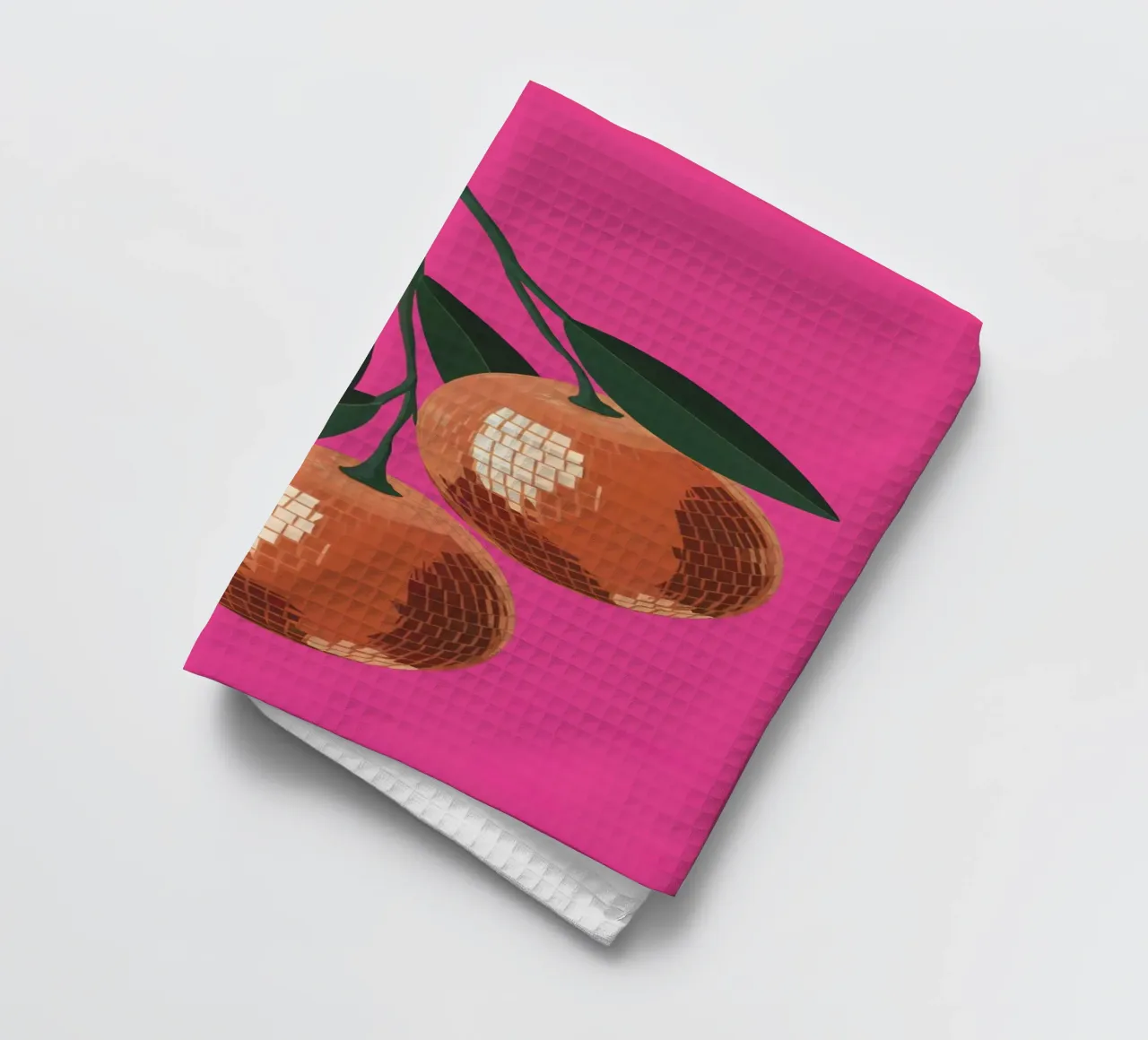 Tangerines On A Branch tea towel by logic
