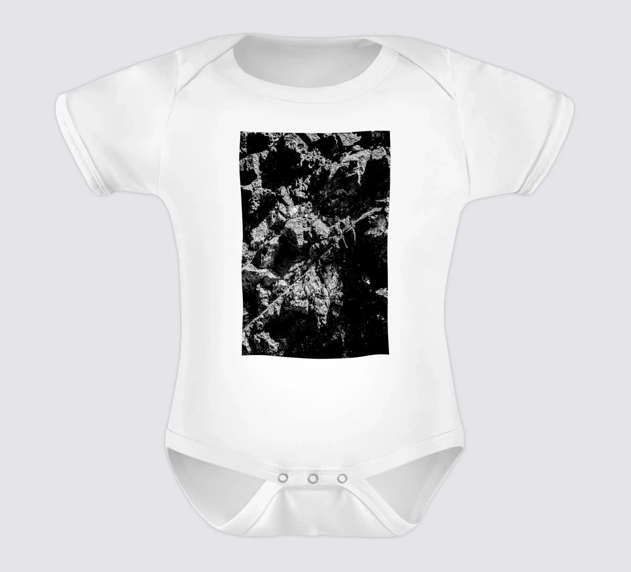 Rock Pattern 1 body neonato maniche corte da Chris Abatzis