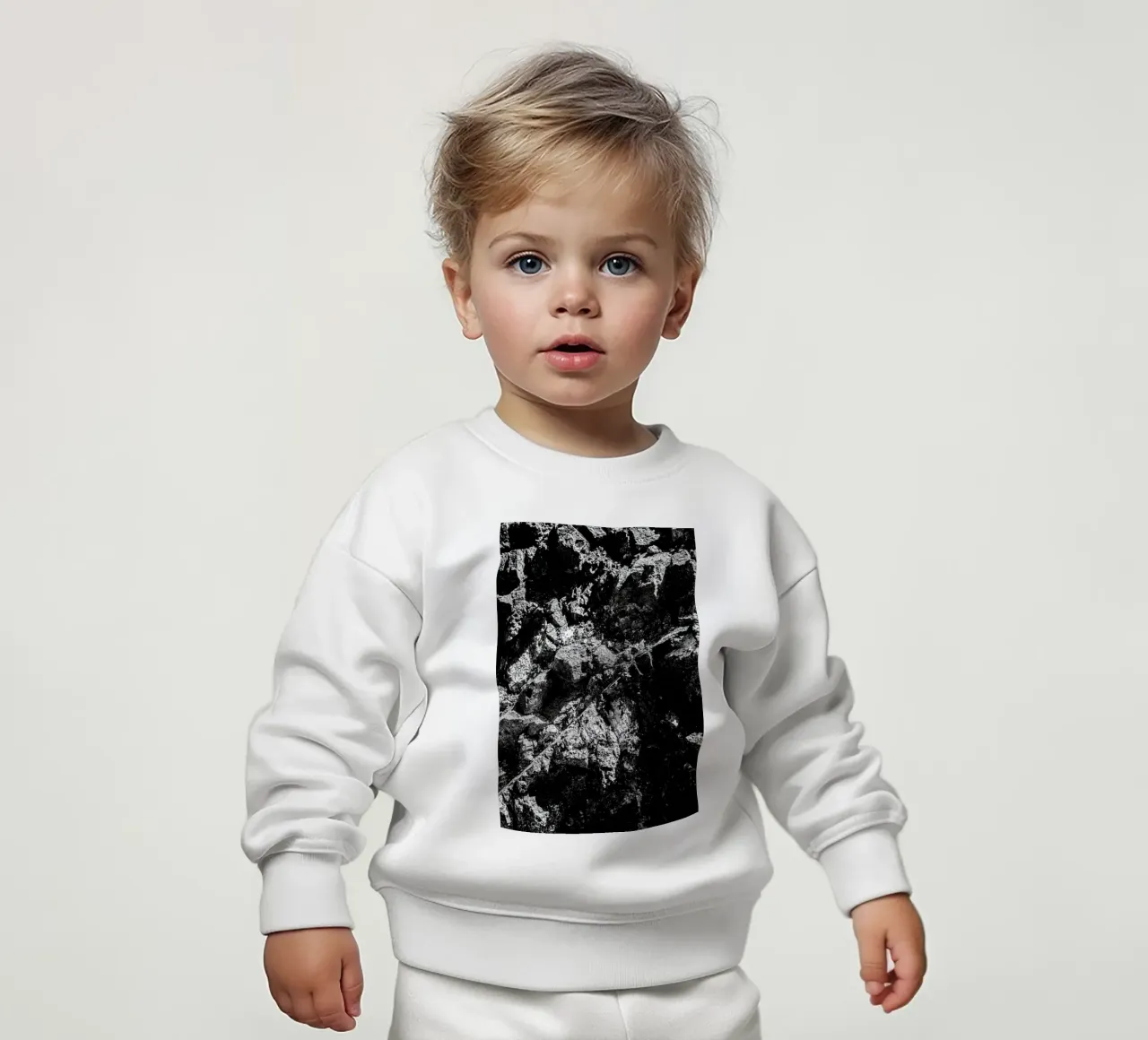 Rock Pattern 1 Baby Sweatshirt von Chris Abatzis