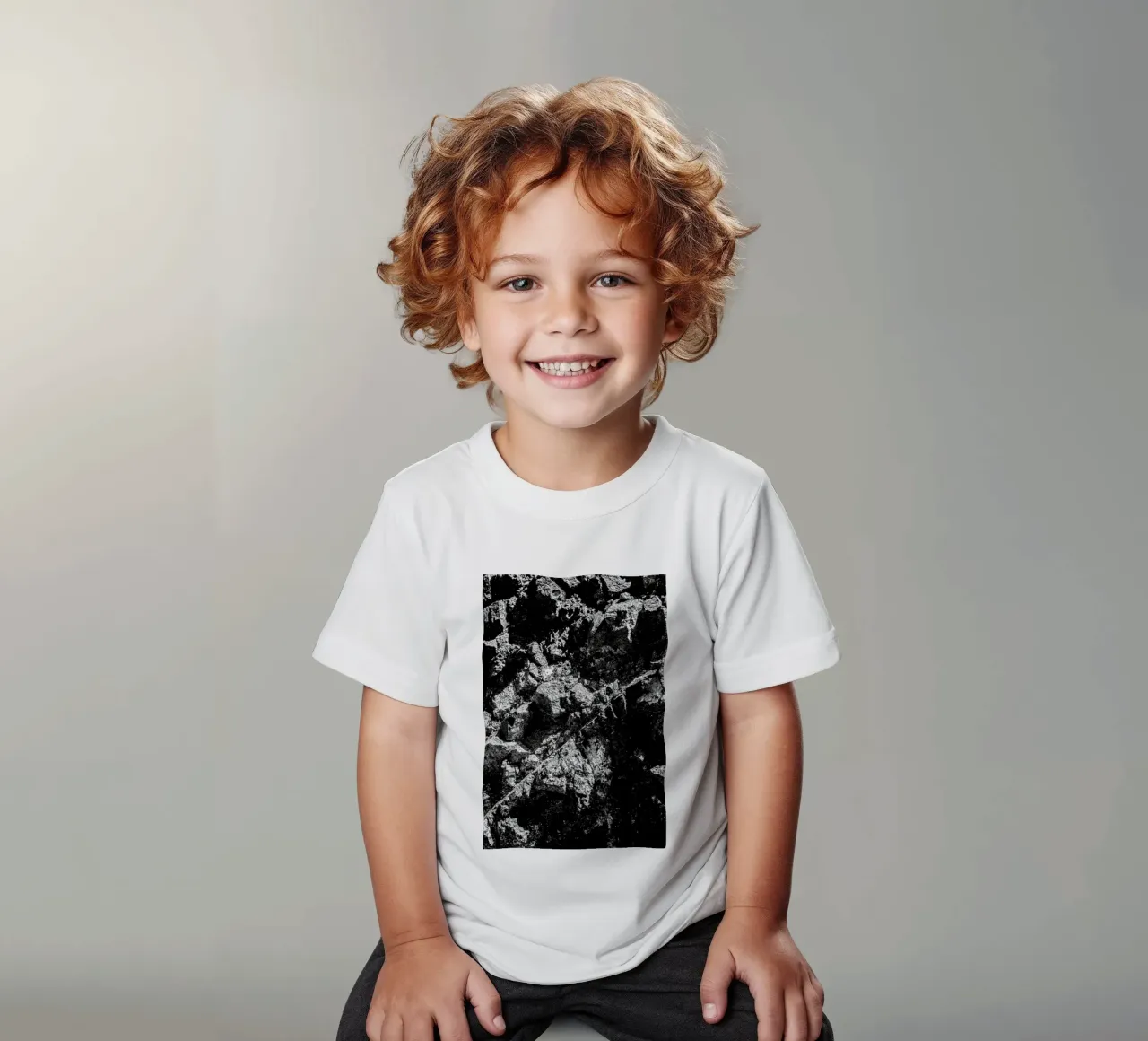 Rock Pattern 1 t-shirt bambini da Chris Abatzis