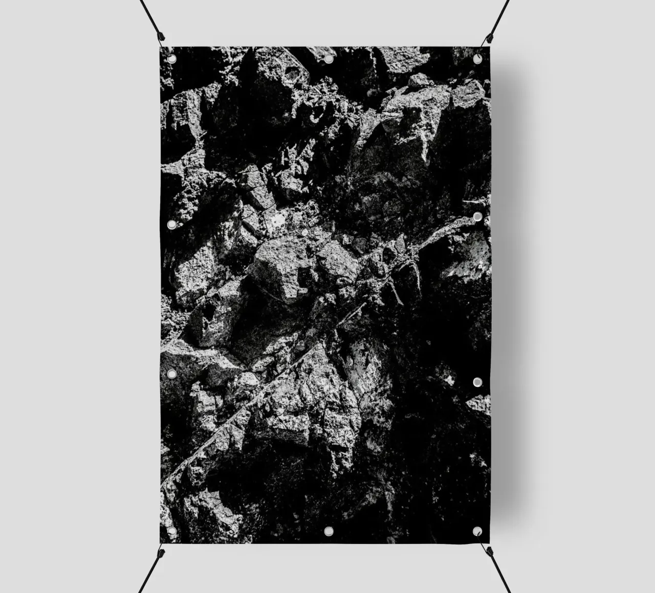 Rock Pattern 1 PVC Plane von Chris Abatzis