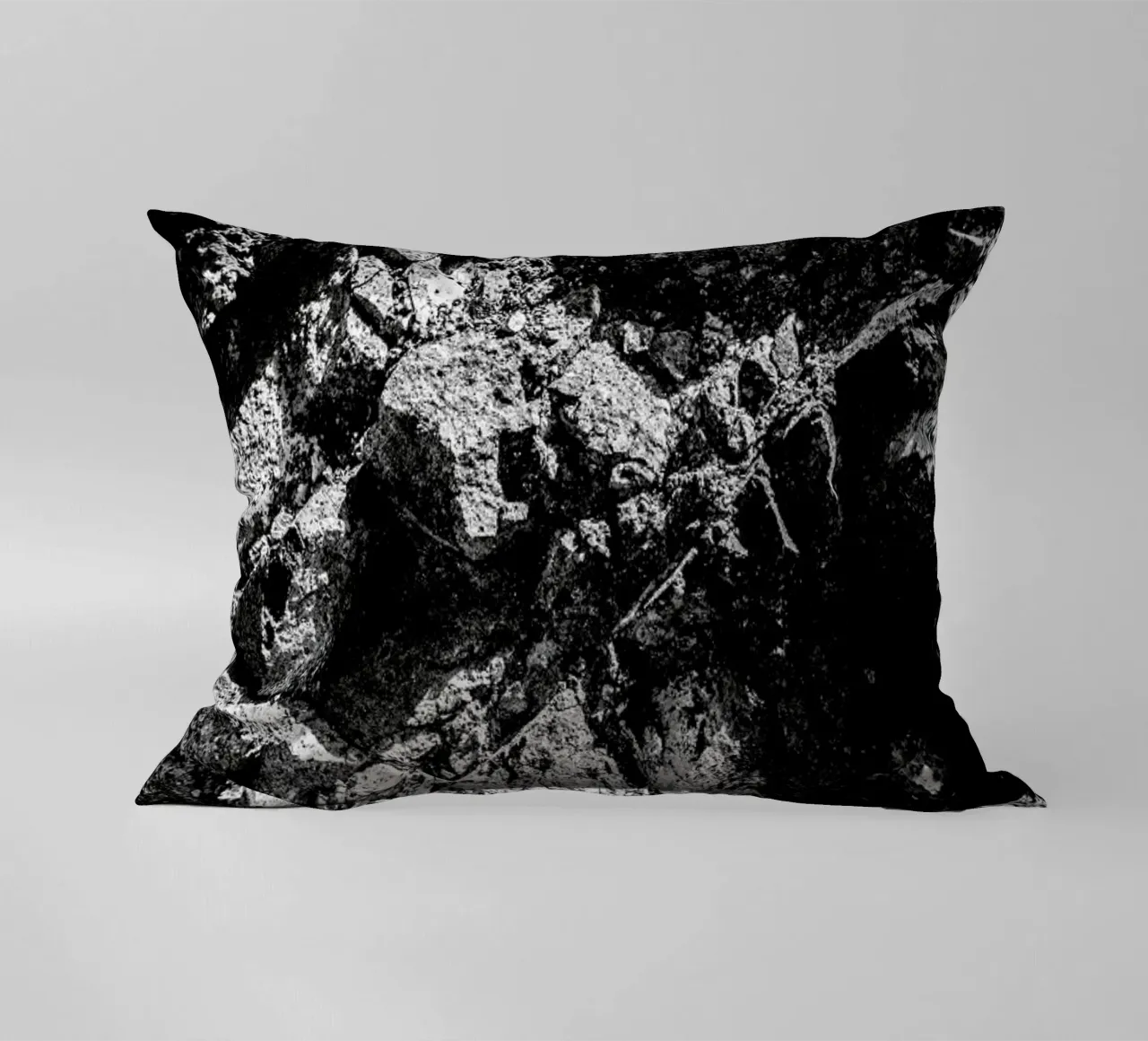 Rock Pattern 1 decorative cushion by Chris Abatzis