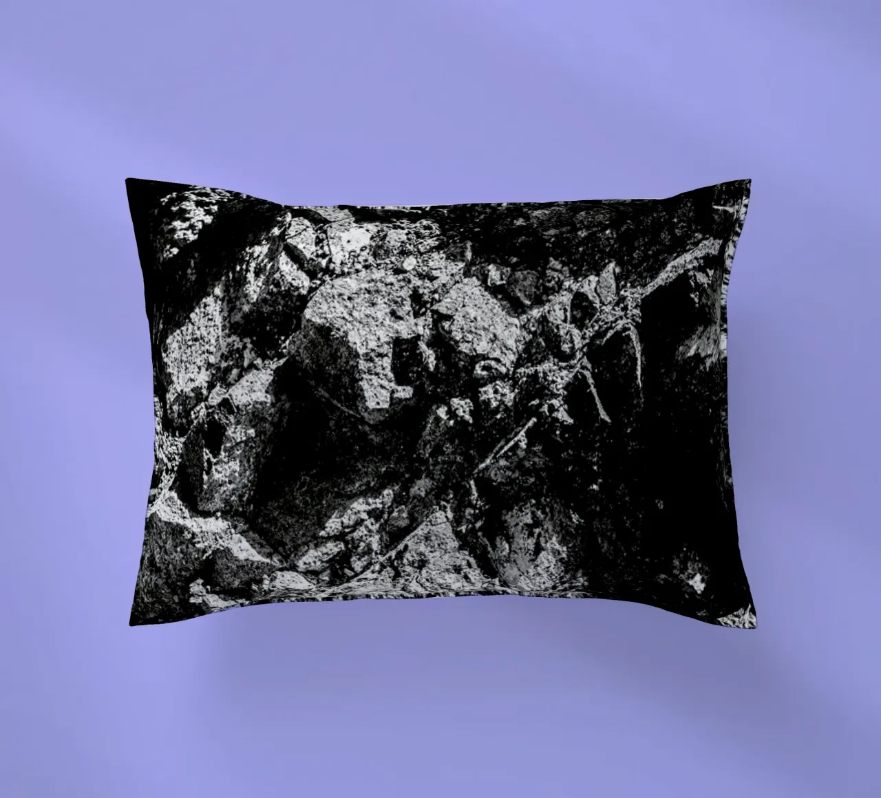 Rock Pattern 1 decorative cushion by Chris Abatzis