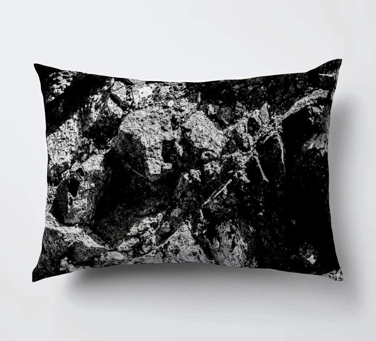 Rock Pattern 1 decorative cushion by Chris Abatzis