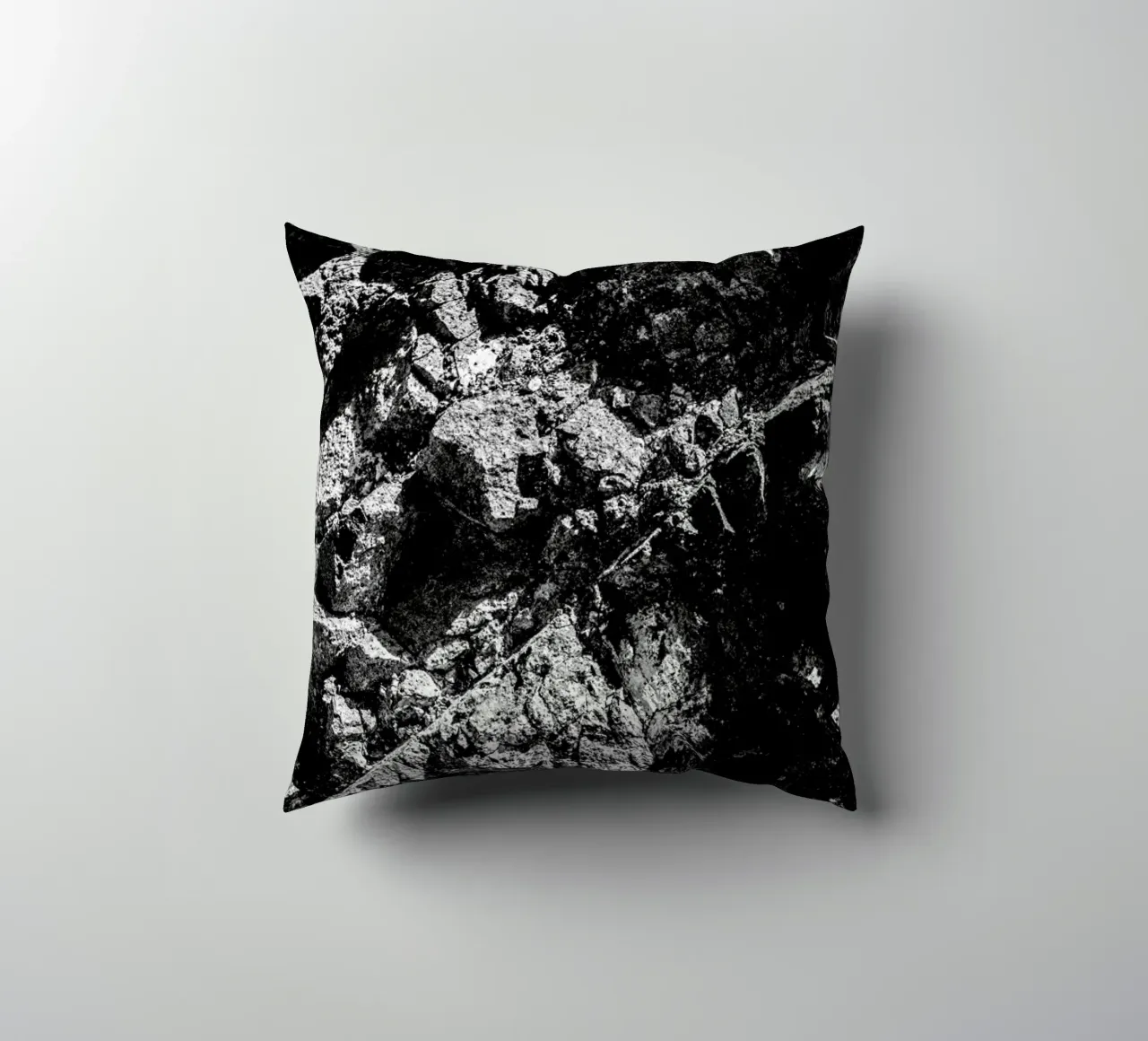Rock Pattern 1 decorative cushion by Chris Abatzis