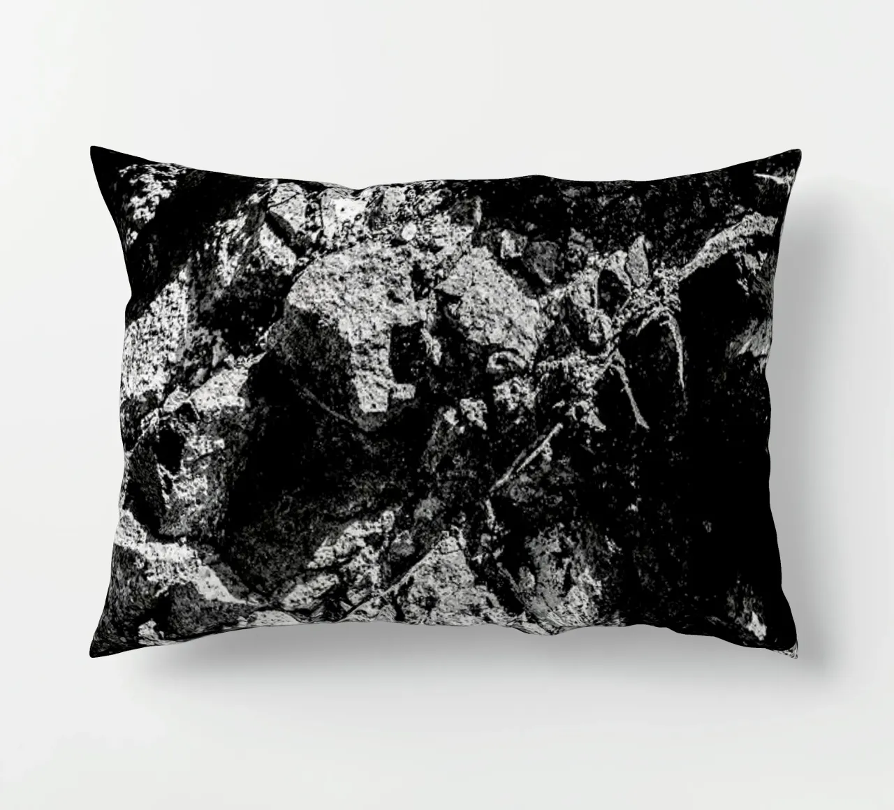 Rock Pattern 1 decorative cushion by Chris Abatzis
