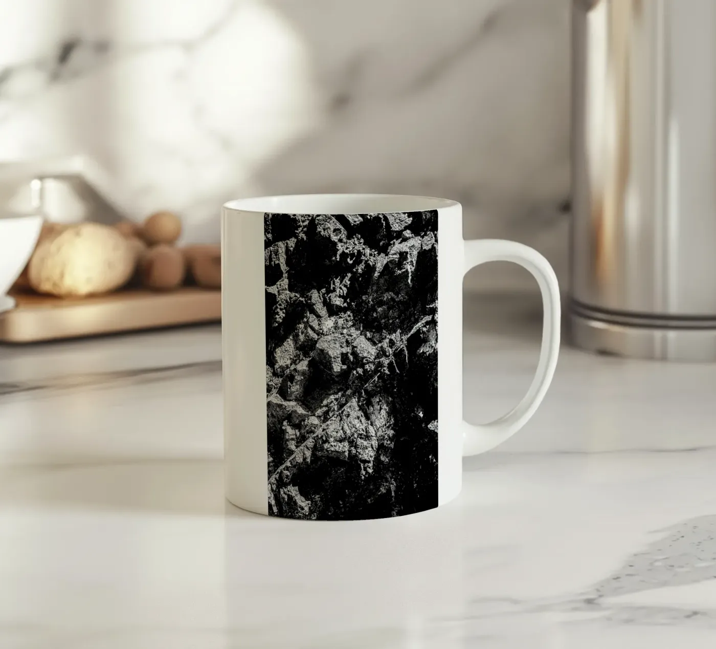 Rock Pattern 1 ceramic mug by Chris Abatzis