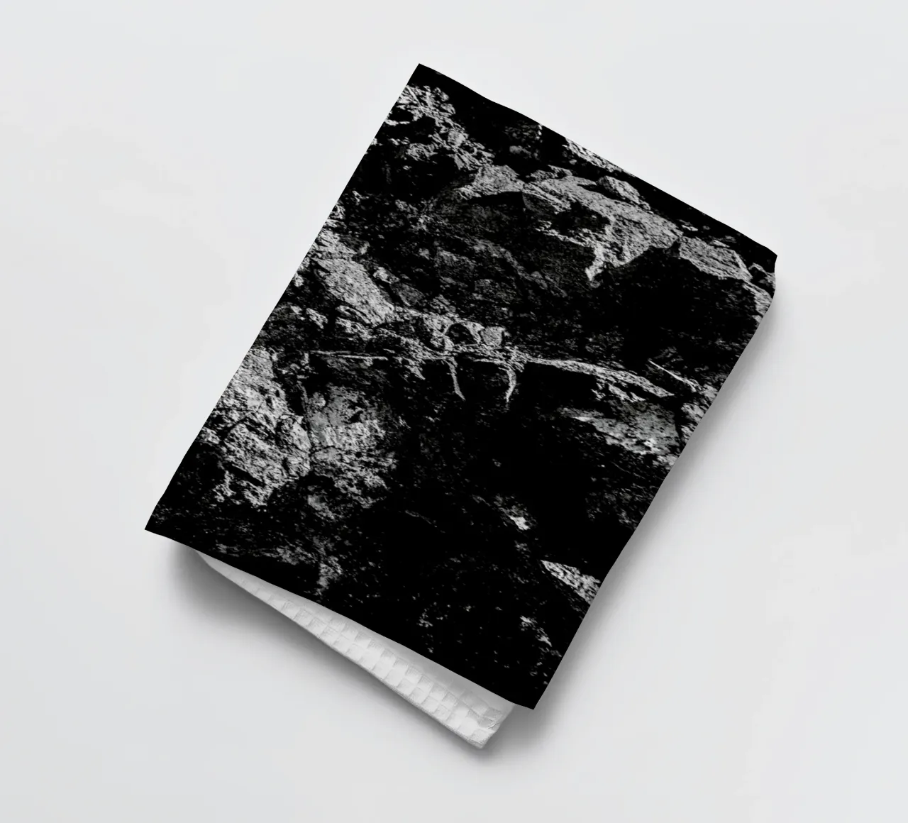 Rock Pattern 1 tea towel by Chris Abatzis