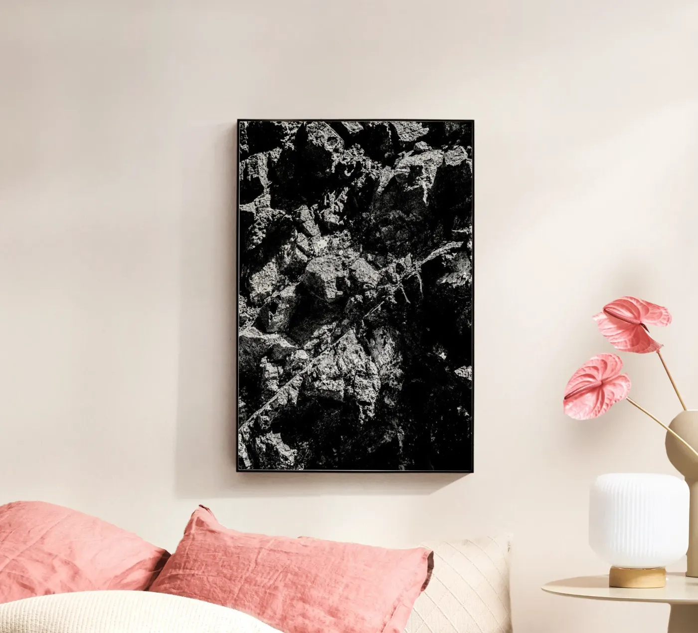 Rock Pattern 1 acrylic glass by Chris Abatzis