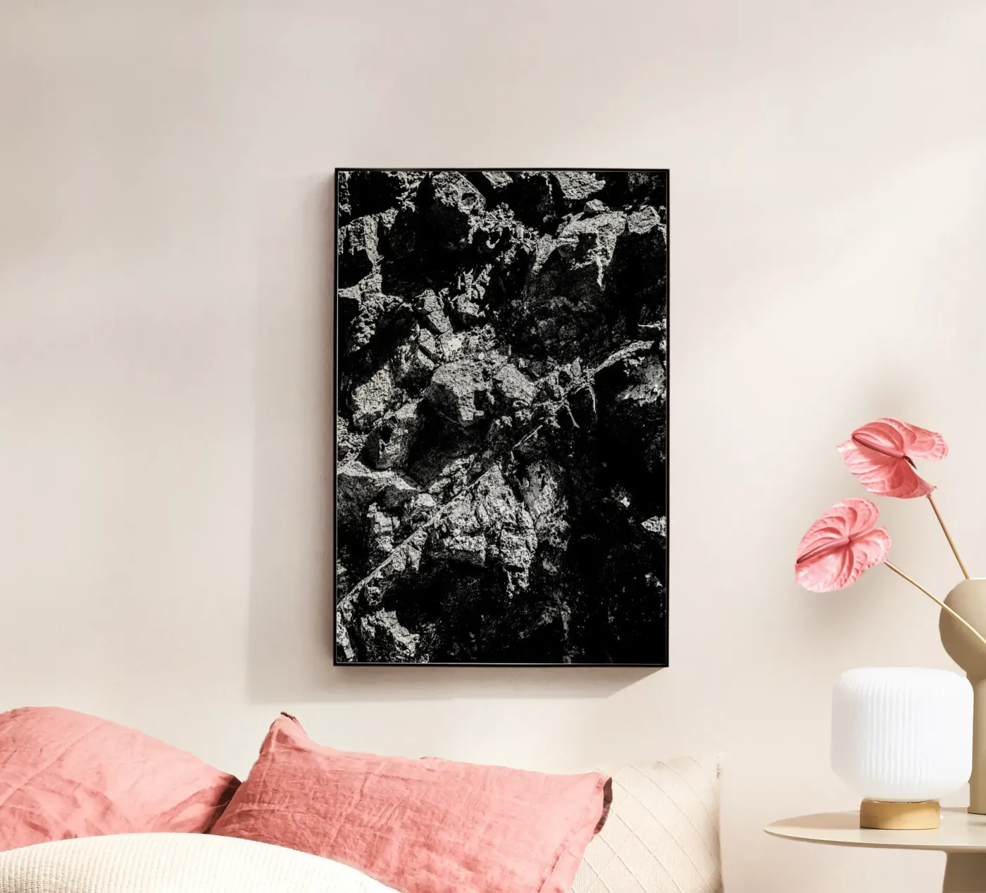 Rock Pattern 1 acrylic glass by Chris Abatzis