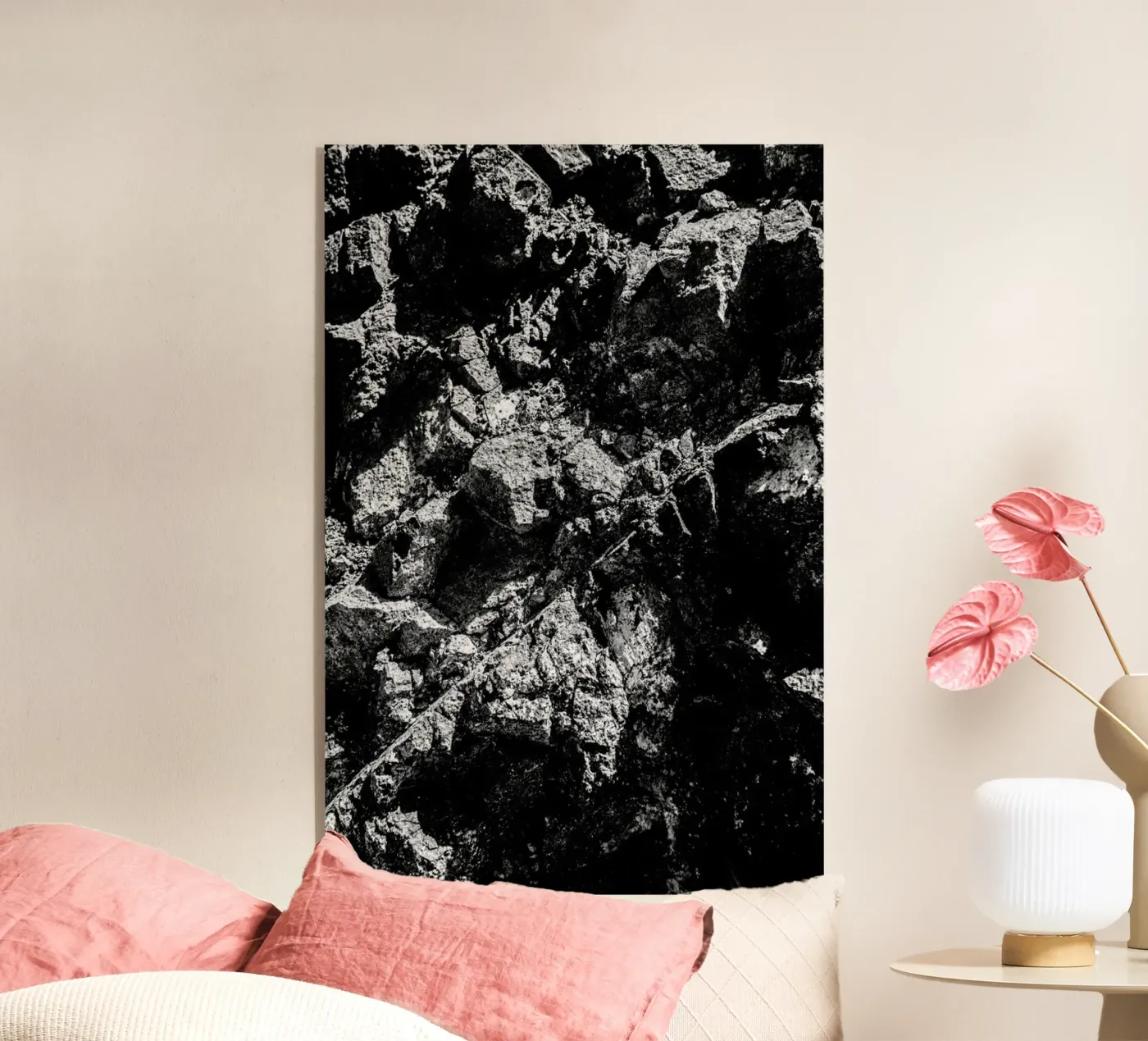 Rock Pattern 1 acrylic glass by Chris Abatzis