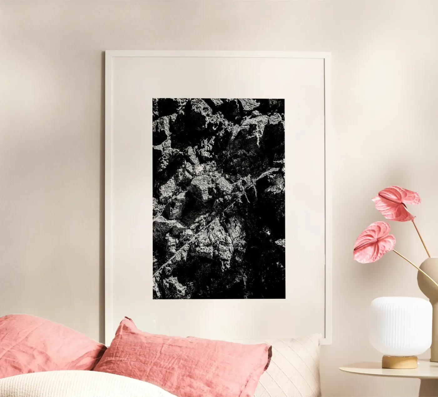 Rock Pattern 1 poster van Chris Abatzis