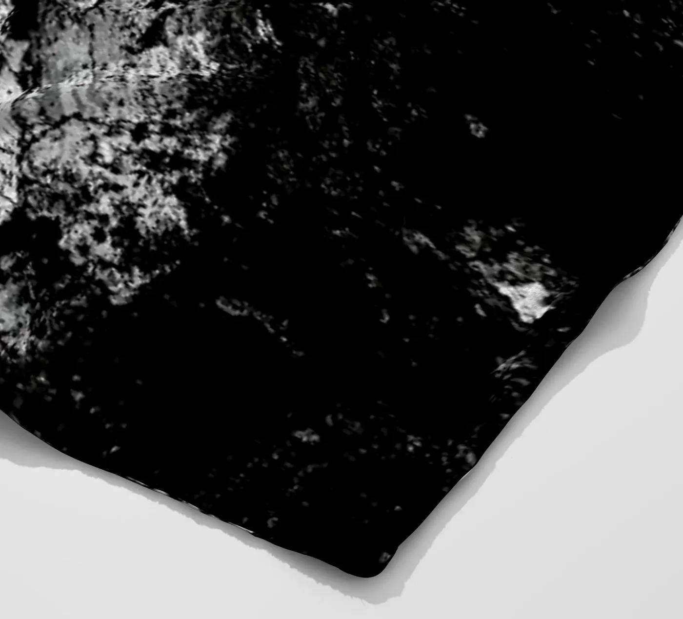 Rock Pattern 1 fleece blanket by Chris Abatzis