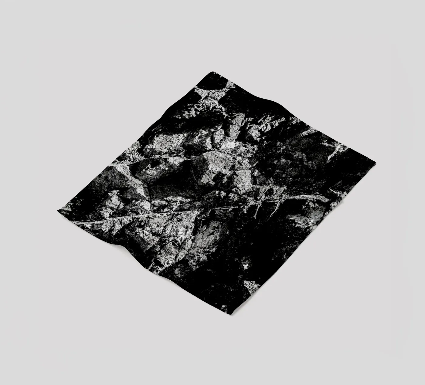 Rock Pattern 1 fleece blanket by Chris Abatzis