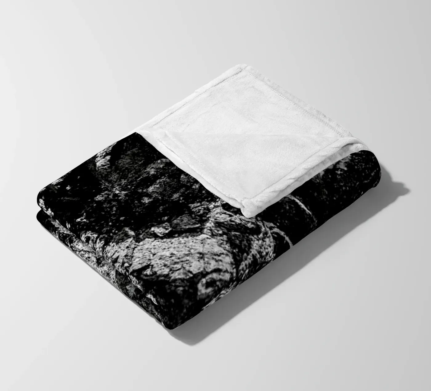 Rock Pattern 1 fleece blanket by Chris Abatzis