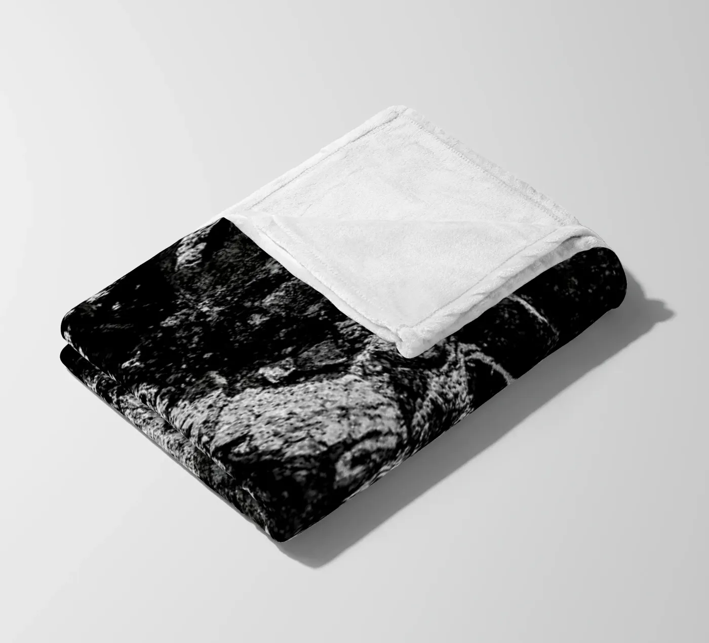 Rock Pattern 1 fleece blanket by Chris Abatzis