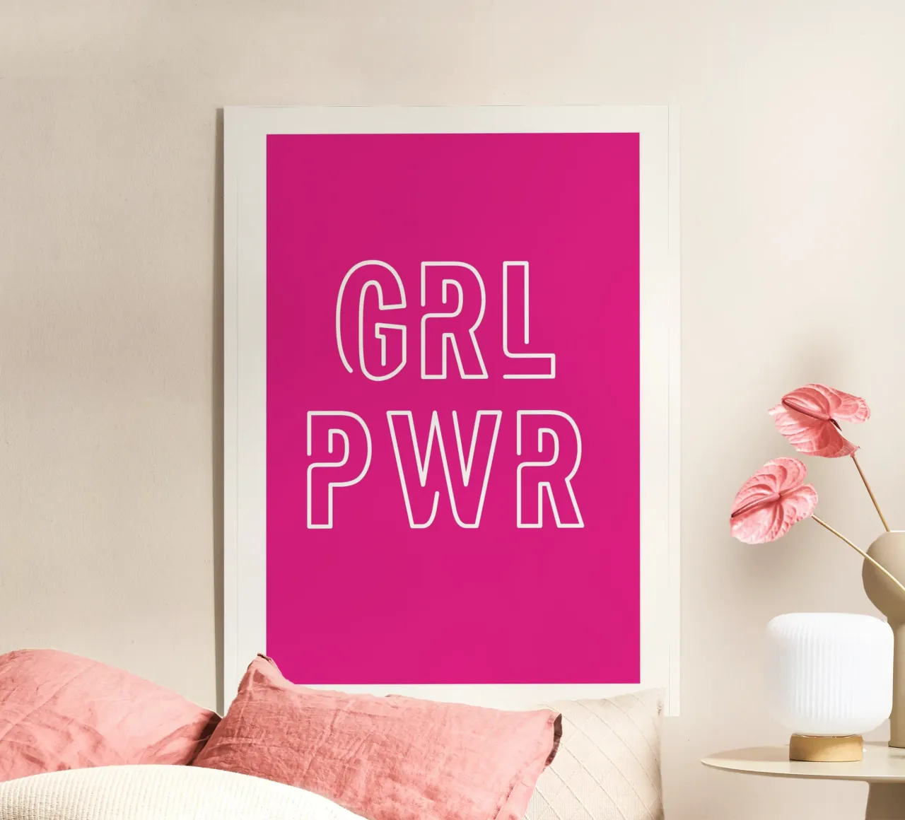 GRL PWR plexiglass da Idées & Création