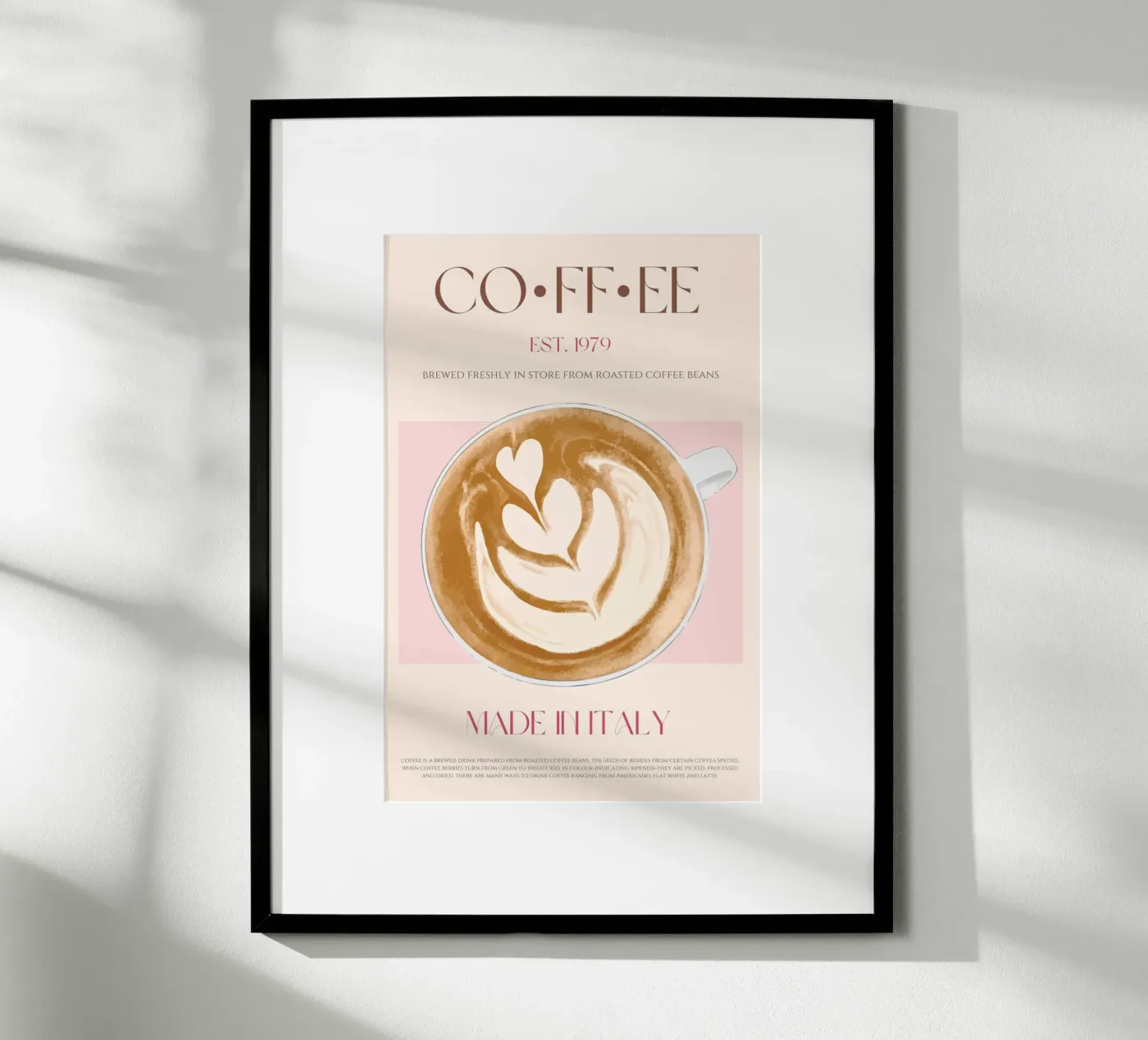 Coffee Print poster de KOKRPrints