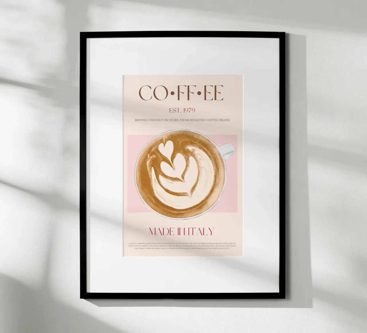 Impression café poster de KOKRPrints