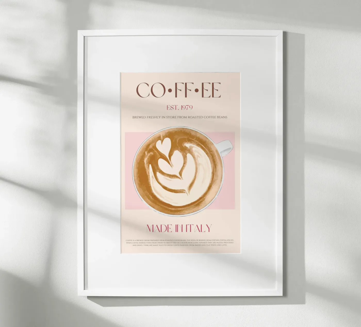 Coffee Print poster de KOKRPrints