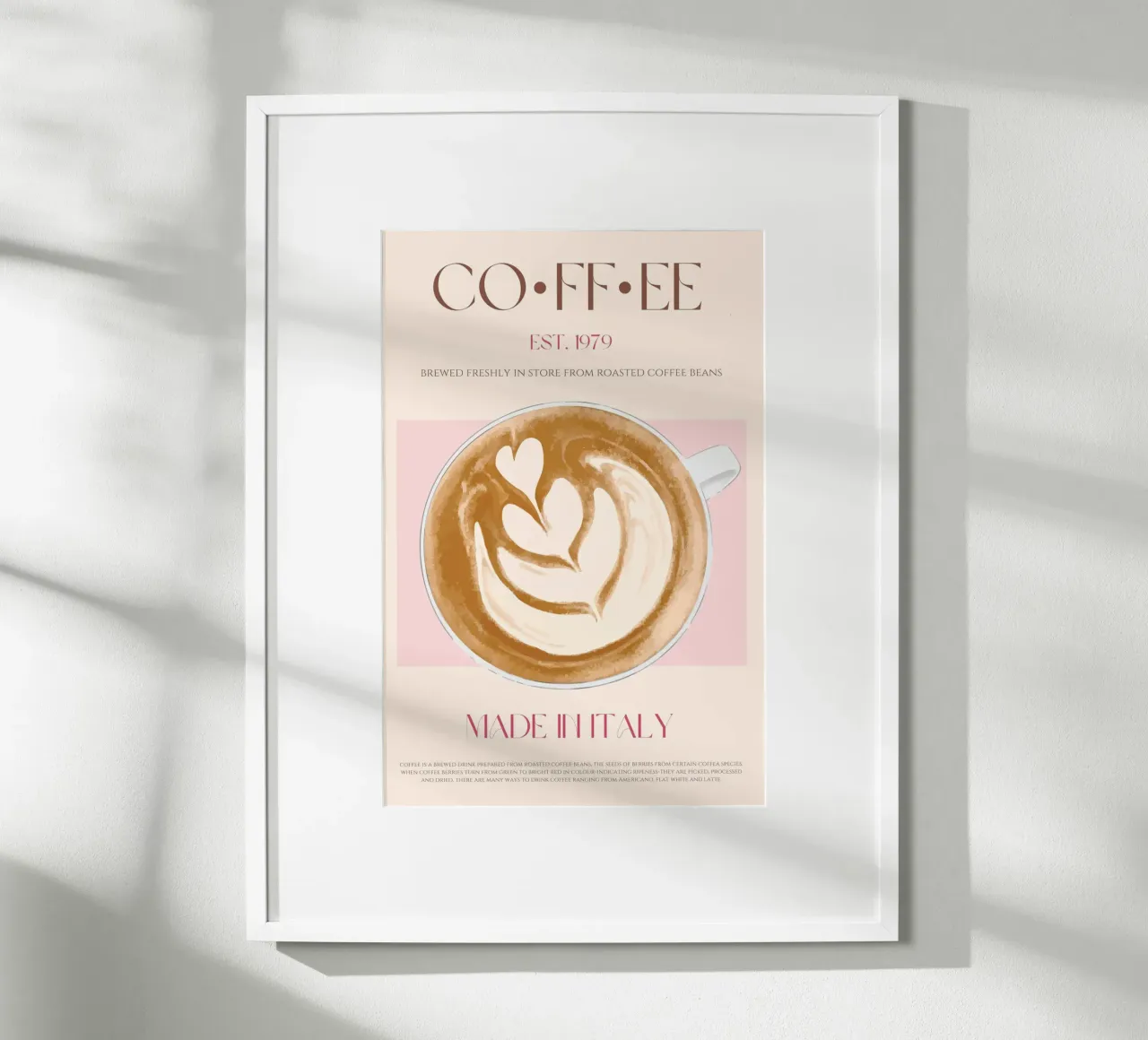 Impression café poster de KOKRPrints