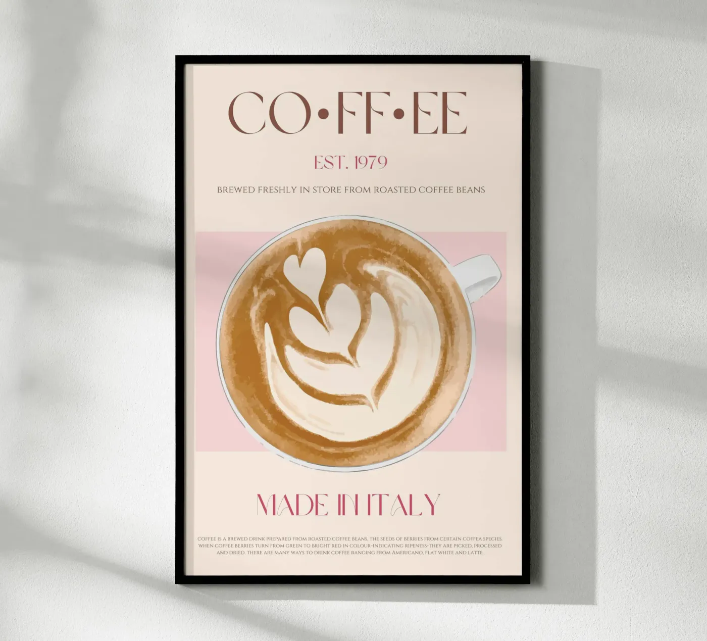 Coffee Print poster de KOKRPrints