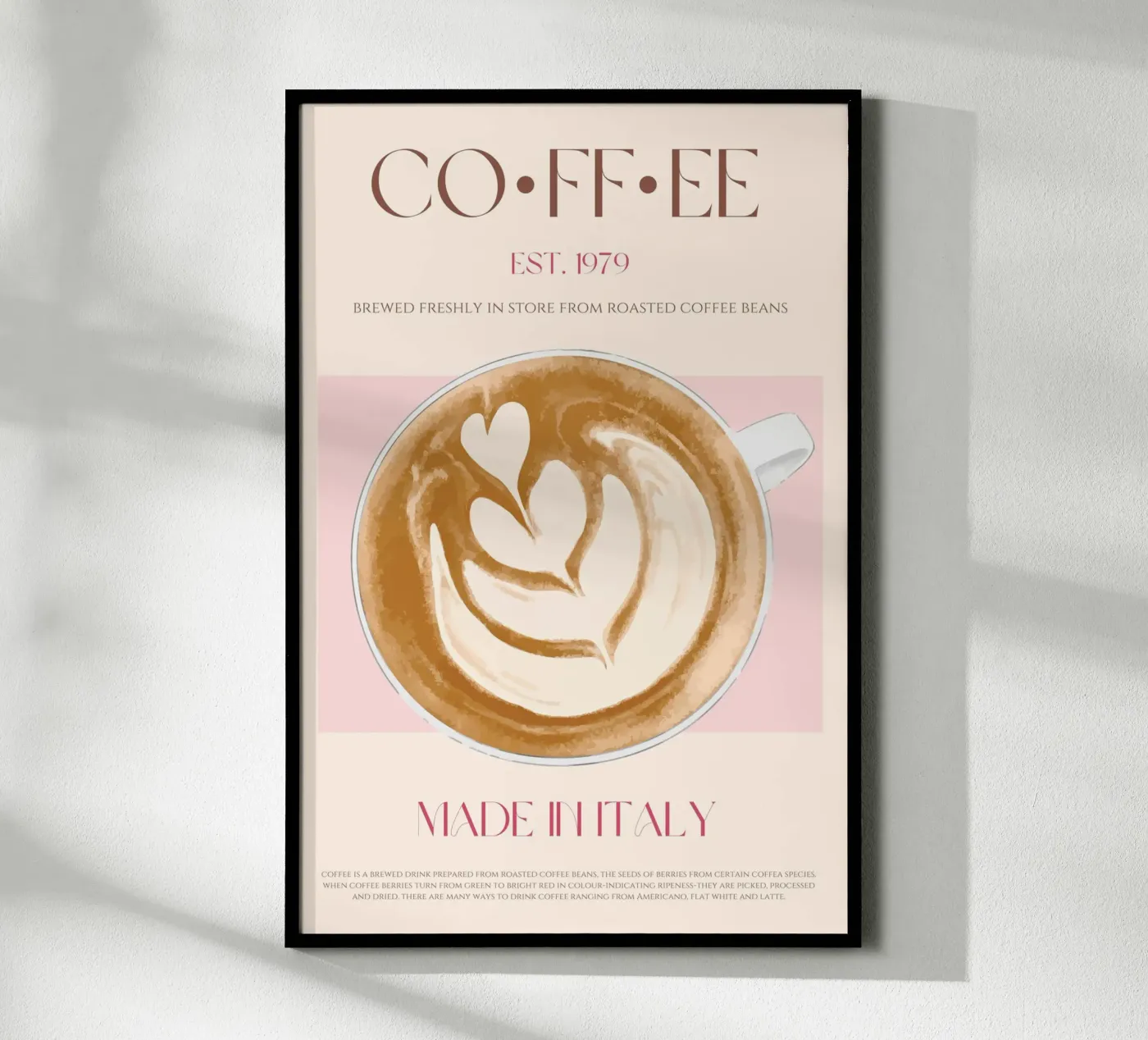 Coffee Print poster de KOKRPrints