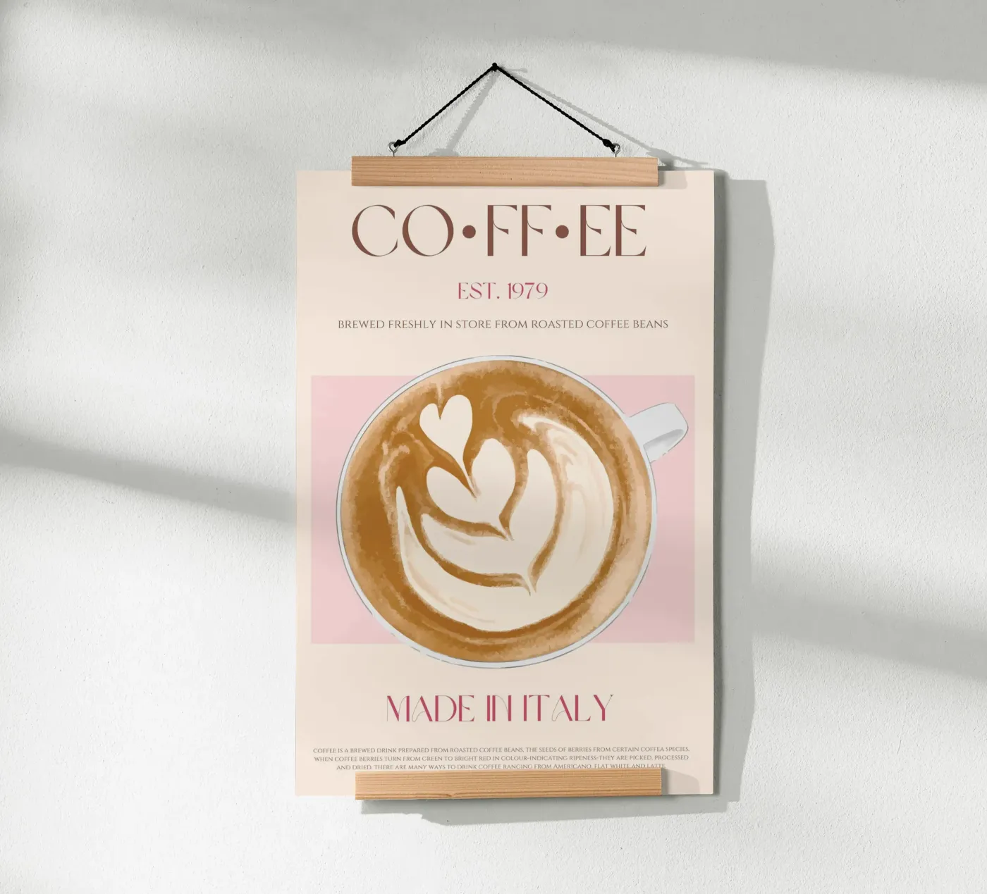 Coffee Print poster de KOKRPrints