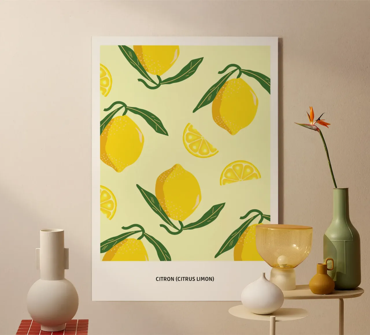 Citrus limon plexiglass da Idées & Création