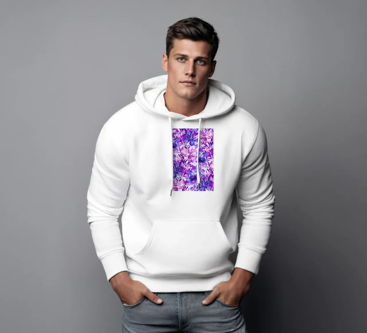 Changes Purple felpa con cappuccio da Jacqueline Maldonado