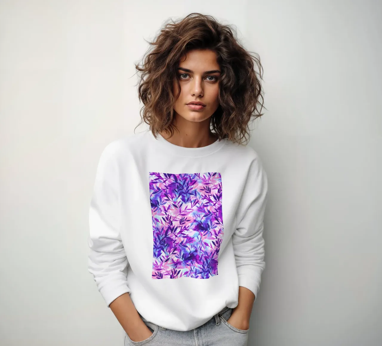 Changes Purple felpa da Jacqueline Maldonado