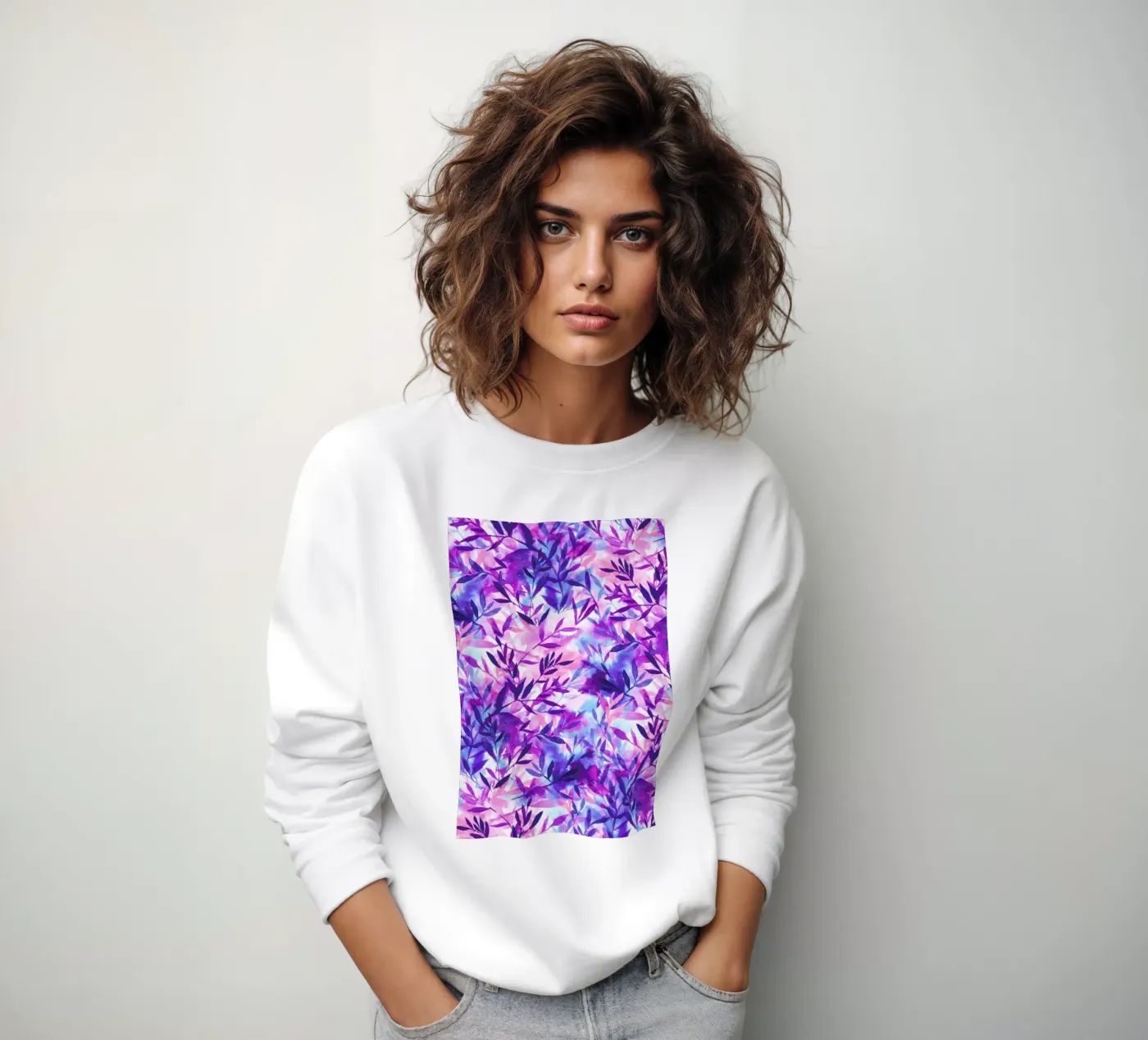 Changes Purple felpa da Jacqueline Maldonado