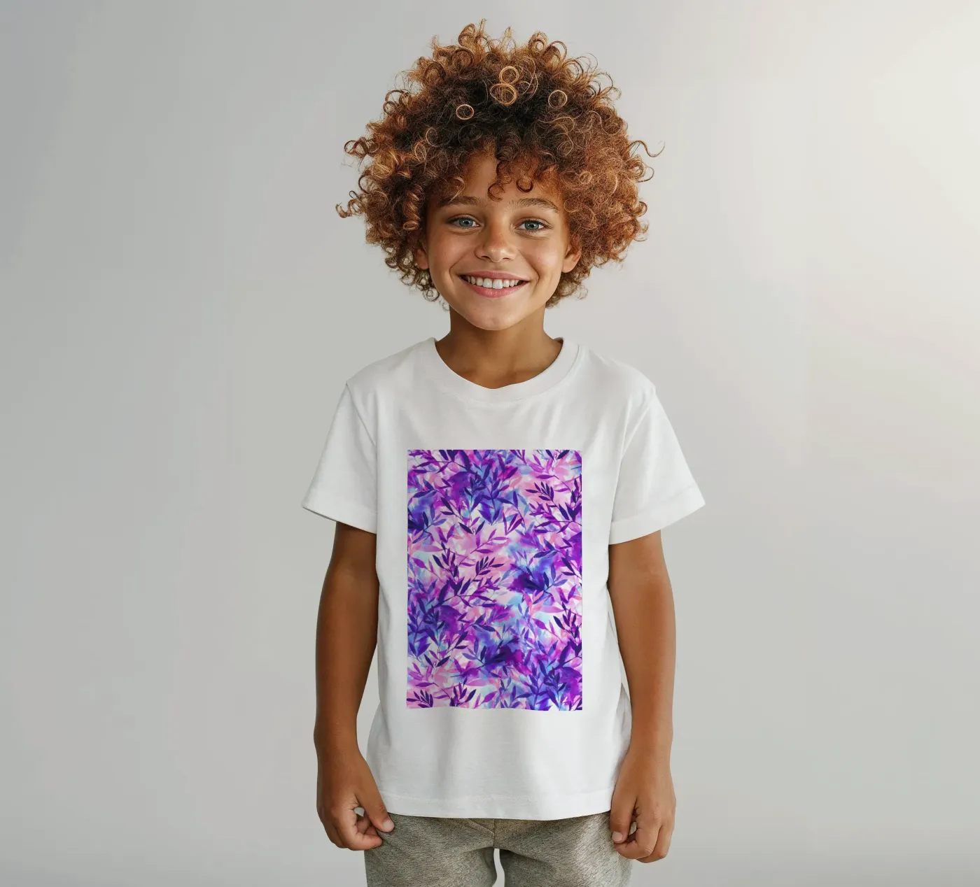 Changes Purple kids t-shirt by Jacqueline Maldonado