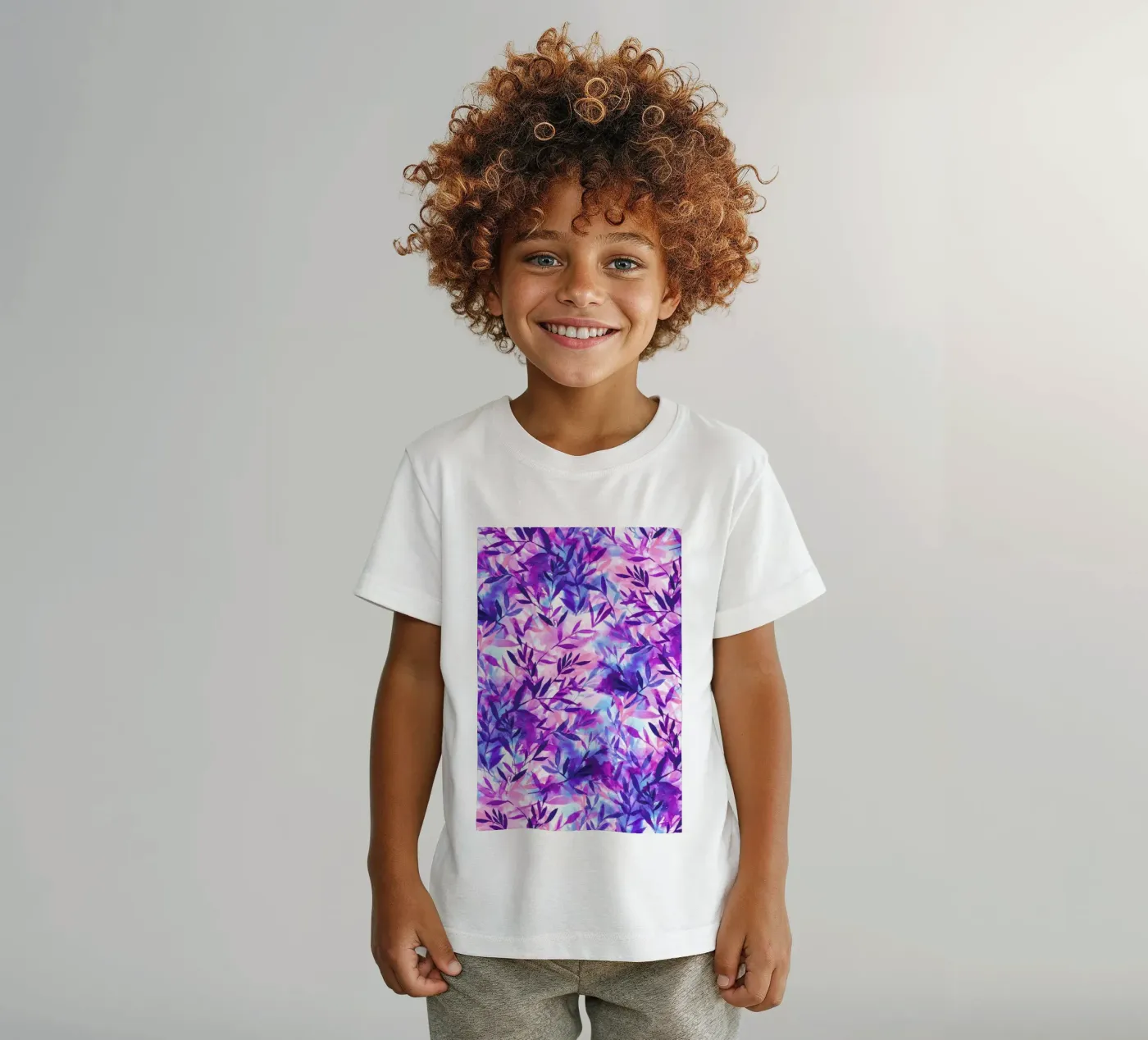 Changes Purple kids t-shirt by Jacqueline Maldonado
