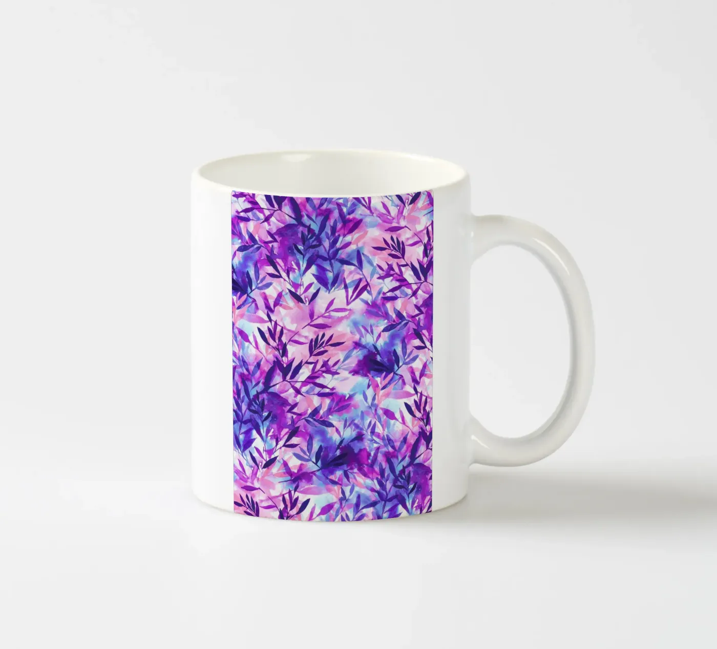 Changes Purple ceramic mug by Jacqueline Maldonado