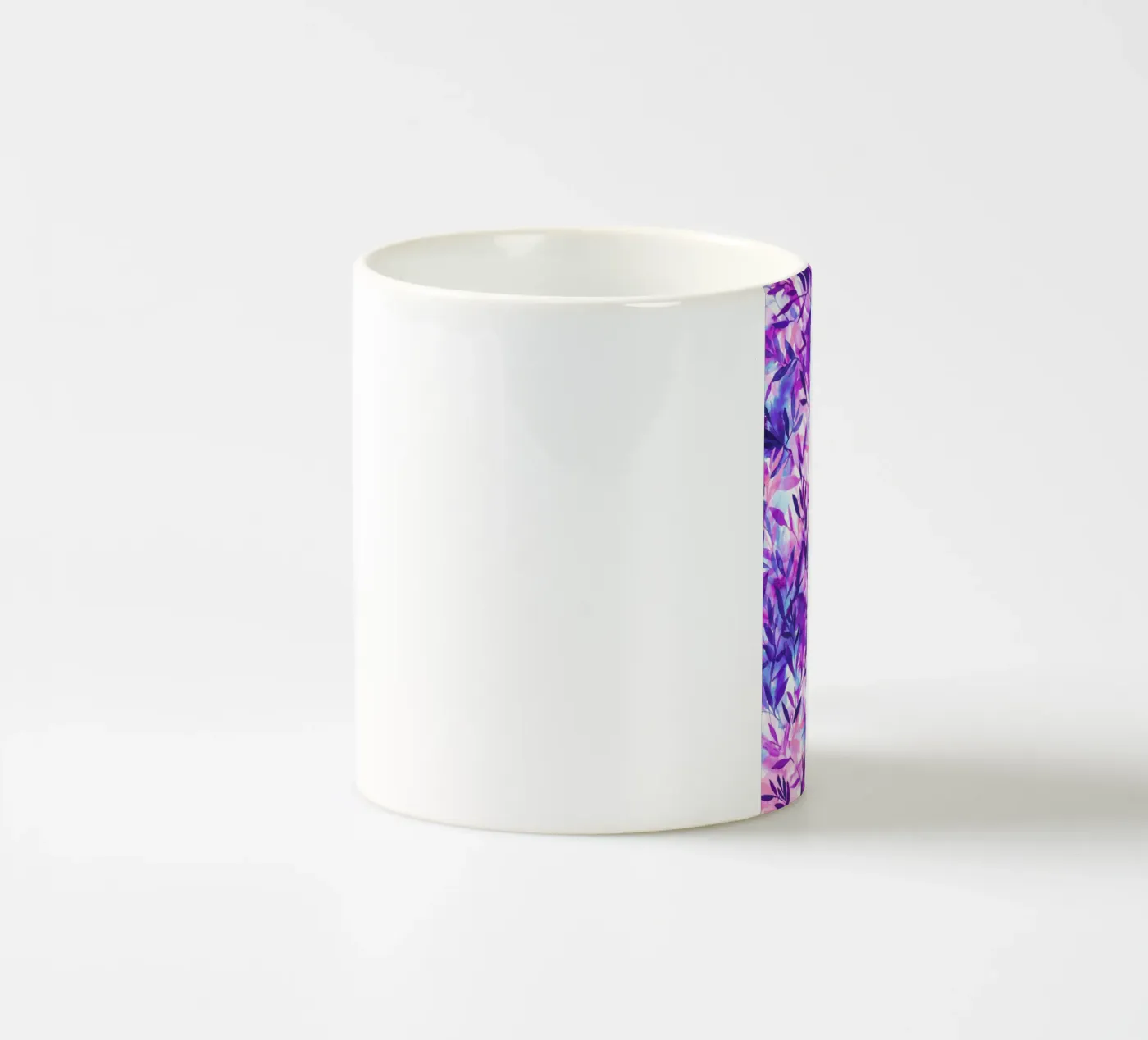 Changes Purple ceramic mug by Jacqueline Maldonado