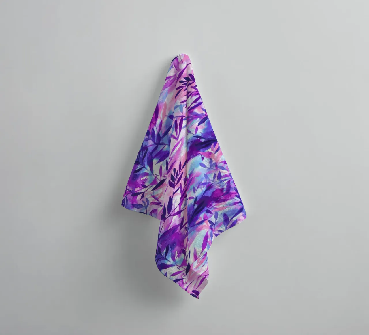 Changes Purple towel by Jacqueline Maldonado