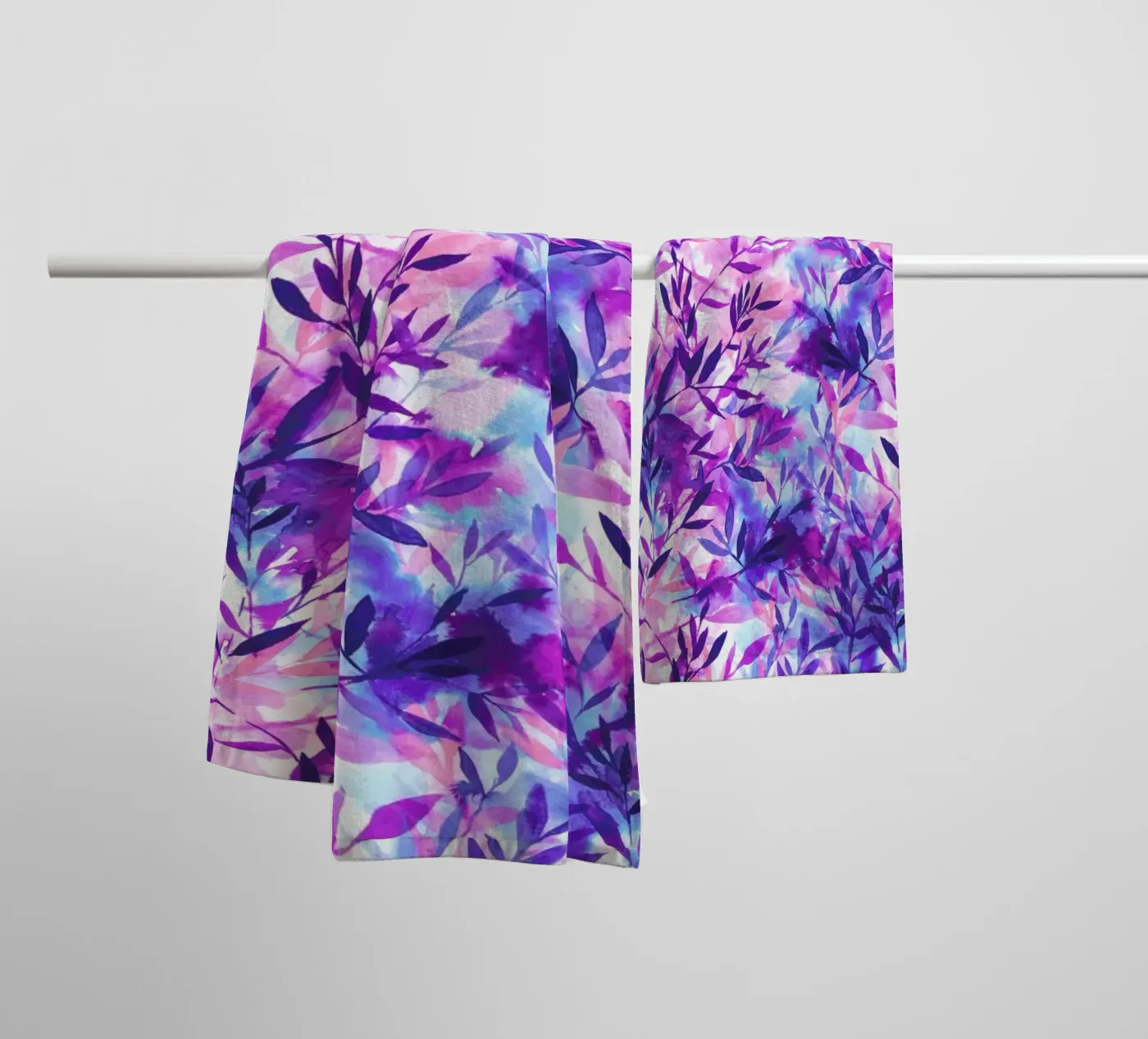 Changes Purple Handtuch von Jacqueline Maldonado