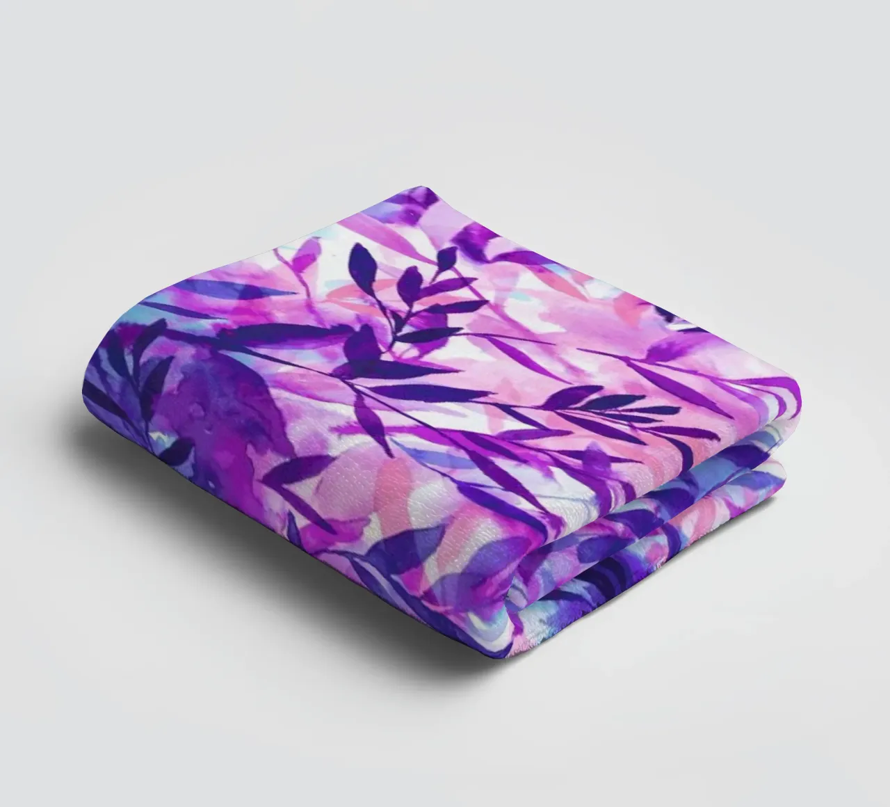 Changes Purple towel by Jacqueline Maldonado