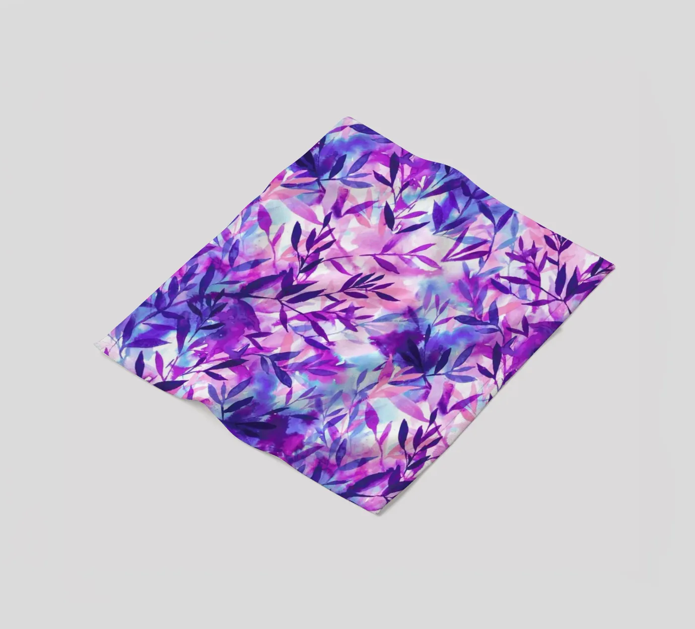 Changes Purple fleece blanket by Jacqueline Maldonado