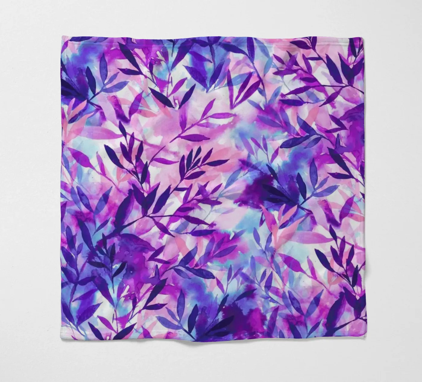 Changes Purple fleece blanket by Jacqueline Maldonado