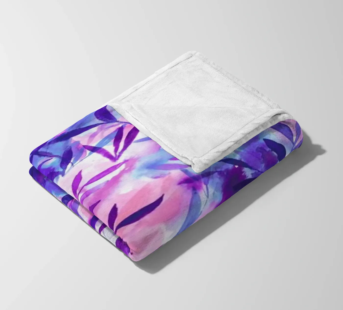 Changes Purple fleece blanket by Jacqueline Maldonado