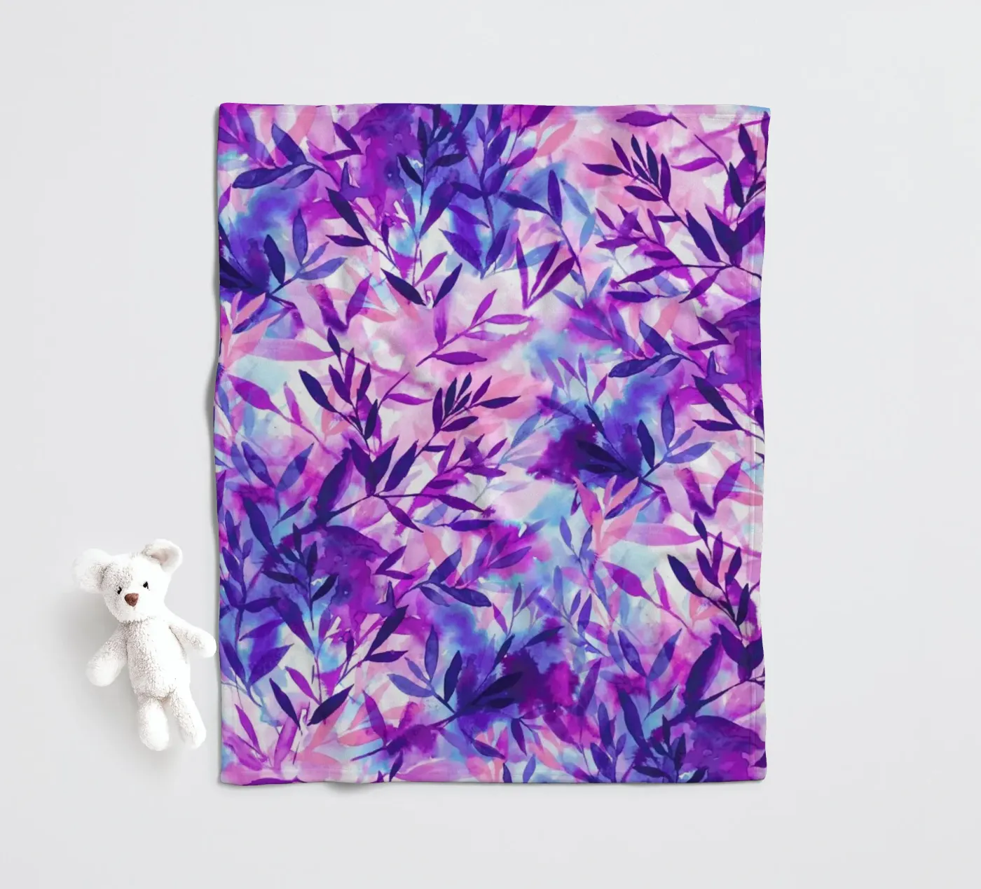 Changes Purple Fleecedecke von Jacqueline Maldonado