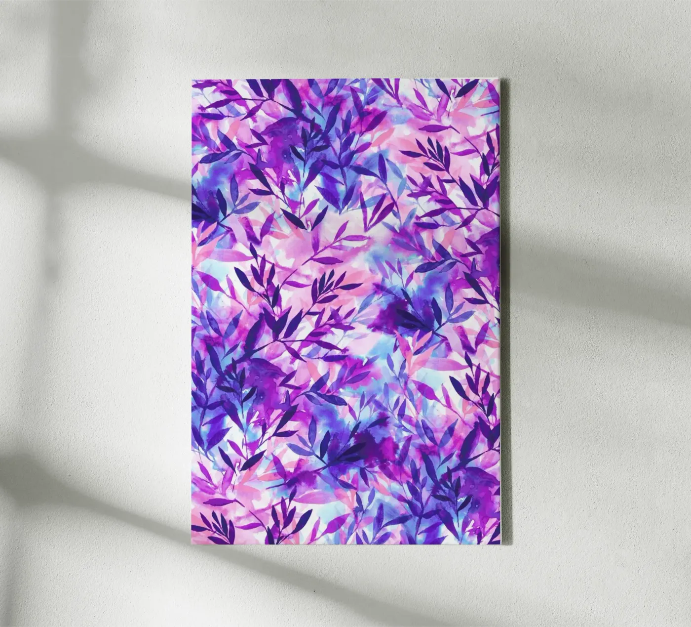 Changes Purple canvas by Jacqueline Maldonado
