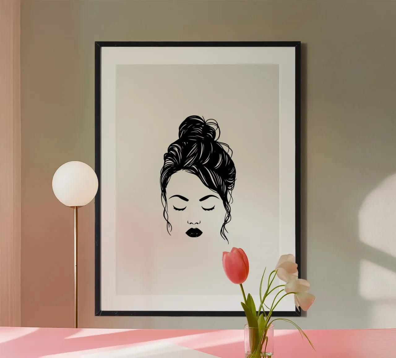 Portrait de femme poster da Idées & Création