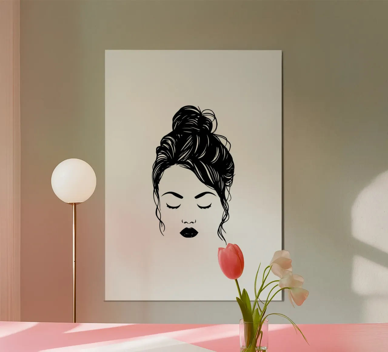 Portrait de femme poster da Idées & Création