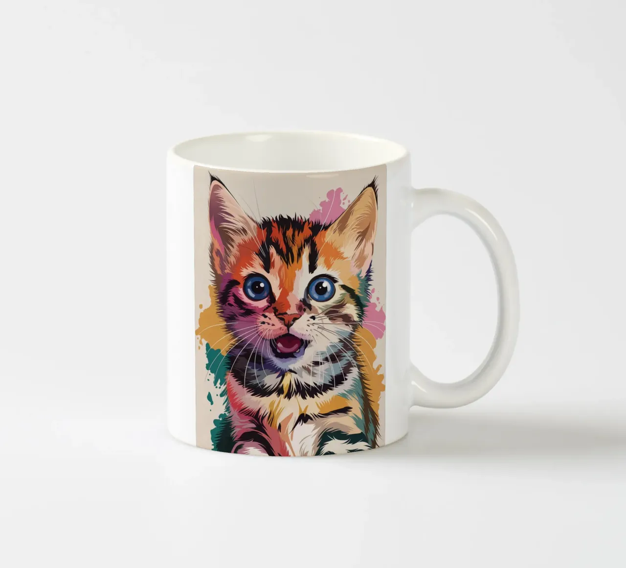 Kit gatto tazza in ceramica da logic