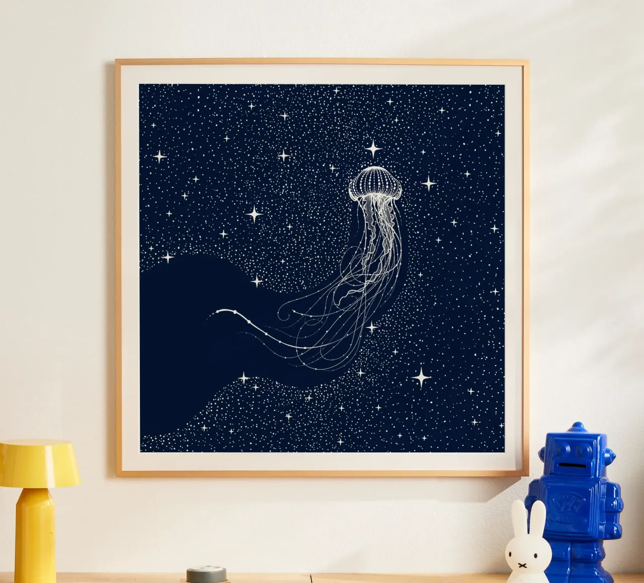 starry jellyfish hahnemühle by aliriza cakir